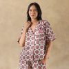 Abstract Gardens Pajama Top