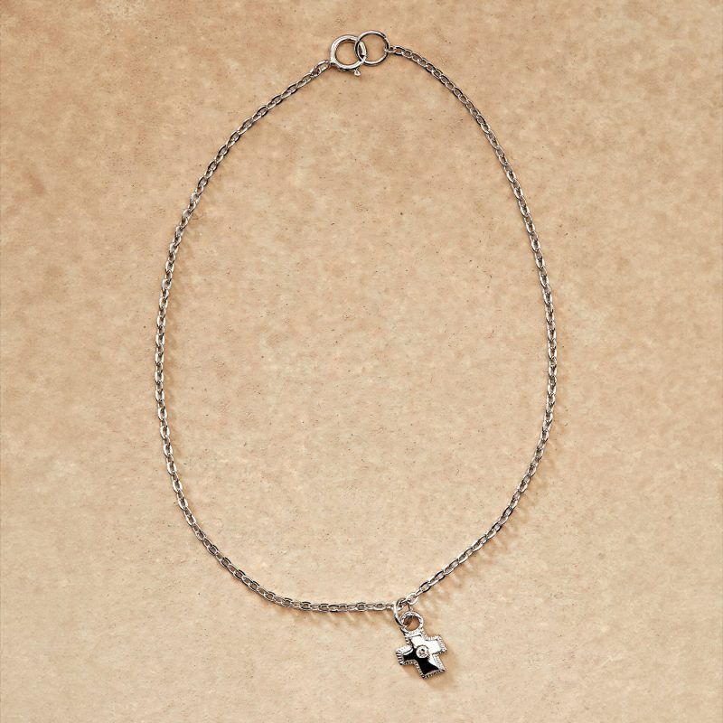 Silver Bright Faith Bracelet